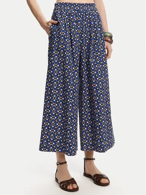 Obrázek produktu Weekend Max Mara Kalhoty culottes Virgin 2515131102 Modrá Relaxed Fit