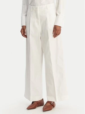 Obrázek produktu Weekend Max Mara Kalhoty z materiálu Bellico 2615131072 Bílá Regular Fit