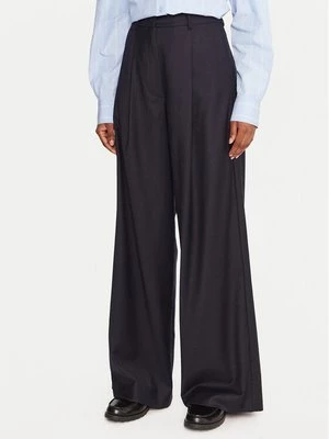 Obrázek produktu Weekend Max Mara Kalhoty z materiálu Globale 2525136162 Tmavomodrá Wide Leg