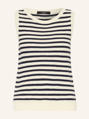 Obrázek produktu Weekend Max Mara Pletený Top Madia krémová / tmavě modrá
