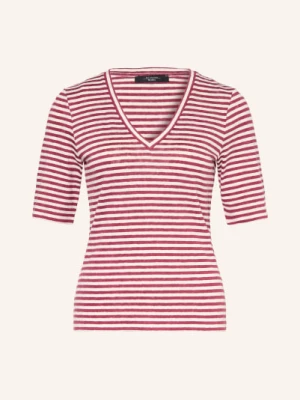 Obrázek produktu Weekend Max Mara Tričko Opzione Z Lnu tmavě červená / bílá