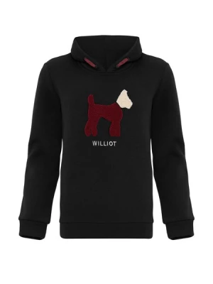 Obrázek produktu Williot Mikina  burgundská červeň / černá / bílá