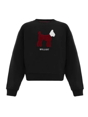 Obrázek produktu Williot Mikina  burgundská červeň / černá / bílá