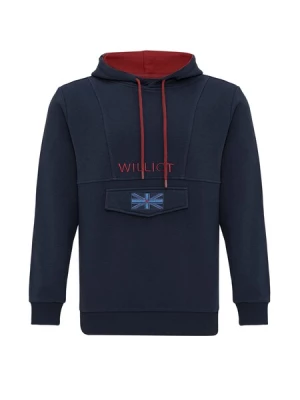 Obrázek produktu Williot Mikina  modrá / námořnická modř / karmínově červené