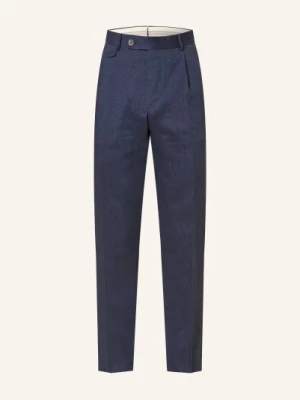 Obrázek produktu Windsor. Kalhoty Silvi Extra Slim Fit S Lněným Vzorem 410 navy 410