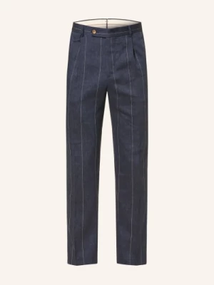 Obrázek produktu Windsor. Kalhoty Silvi Slim Fit S Lněným Vzorem 410 navy 410