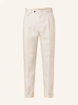Obrázek produktu Windsor. Oblekové Kalhoty Sapo Slim Fit S Lnem 260 medium beige 260