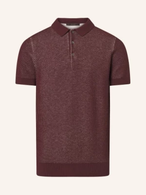 Obrázek produktu Windsor. Pletené Polo Tričko Cashmilo koňaková / bílá
