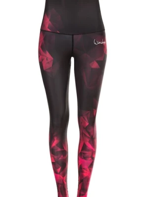 Obrázek produktu Winshape Sportovní kalhoty 'HWL102'  čokoládová / rubínově červená / bílá