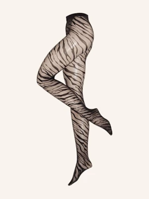Obrázek produktu Wolford Jemné Punčocháče Tiger 9180 black/black