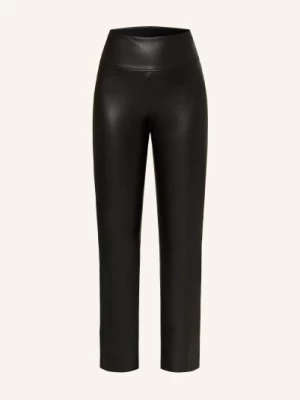 Obrázek produktu Wolford Kalhoty Edie V Koženém Vzhledu černá