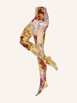 Obrázek produktu Wolford Punčocháče Paisley Baroque 3232 bordeaux