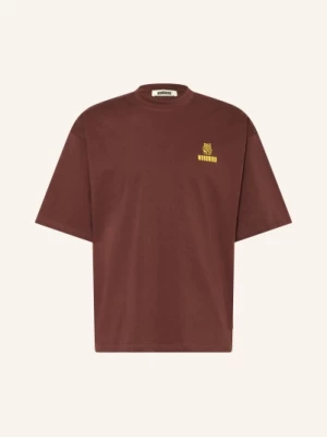 Obrázek produktu Woodbird Tričko Wbbeam hnědá / tmavě žlutá