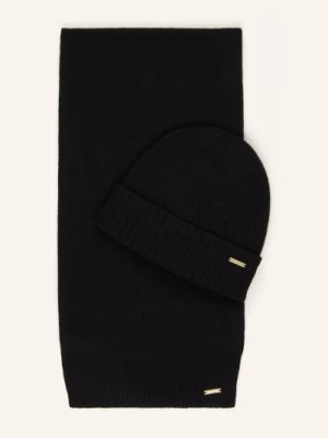 Obrázek produktu Woolrich Sada: Šála A Čepice S Dárkovou Krabičkou černá