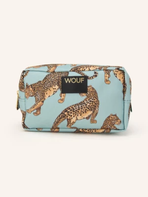 Obrázek produktu Wouf Kosmetická Taška Emerald Leopard mátová / zlatá / světle hnědá