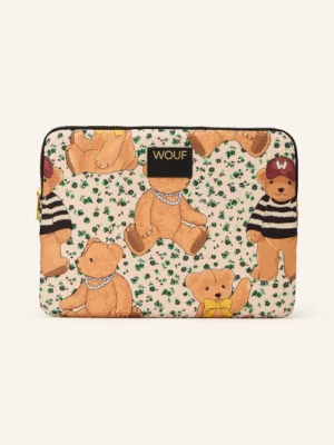 Obrázek produktu Wouf Pouzdro Na Notebook Cute světle hnědá / zlatá / zelená