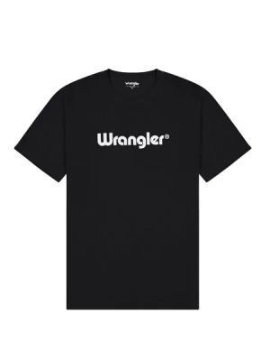 Obrázek produktu WRANGLER Tričko  černá / bílá