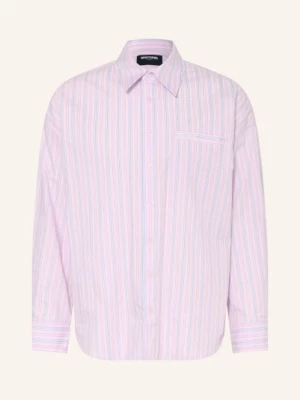 Obrázek produktu Wrstbhvr Košile Oversize Tavi Comfort Fit růžová / tmavě modrá / bílá