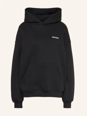Obrázek produktu Wrstbhvr Oversized Mikina S Kapucí Hako černá / bílá