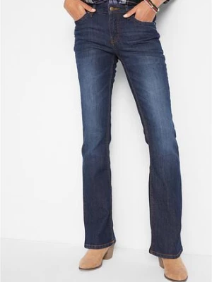 Obrázek produktu Wygodne dżinsy ze stretchem, o kroju bootcut, mid waist bonprix