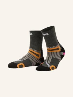 Obrázek produktu X-Socks Trekové Ponožky Hike Anatomix Merino Crew olivová / oranžová / černá