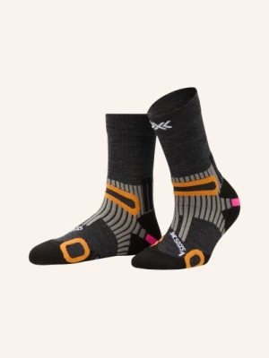 Obrázek produktu X-Socks Trekové Ponožky Hike Anatomix Merino Crew tmavě šedá / šedá / oranžová