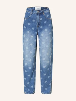 Obrázek produktu Y.A.S. Barrel Džíny medium blue denim/with dots