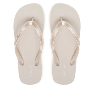 Obrázek produktu Žabky Calvin Klein Flatform Flip Flop Met Tpu HW0HW03120 Stříbrná