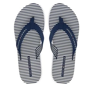 Obrázek produktu Žabky Tommy Hilfiger Th Ithaca Stripe Summer Sandal FW0FW09192 Tmavomodrá