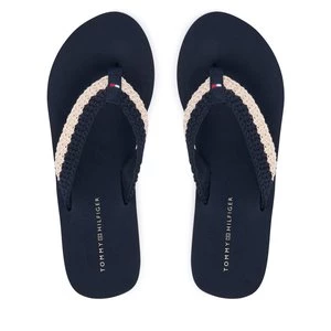 Obrázek produktu Žabky Tommy Hilfiger Th Wedge Crochet Summer Sandal FW0FW09420 Tmavomodrá