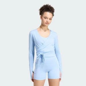 Obrázek produktu ZAVINOVACÍ TOP 3-STRIPES STUDIO SOFT BALLET Adidas modrá