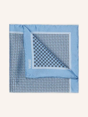 Obrázek produktu Zegna Kapesníček Do Náprsní Kapsy Z Hedvábí černá / bílá / tmavě modrá