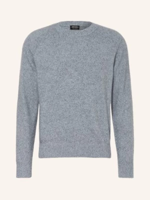 Obrázek produktu Zegna Kašmírový Svetr Oasi světle šedá / černošedá / šedá