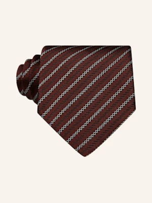 Obrázek produktu Zegna Kravata tmavě červená / světle šedá / černá