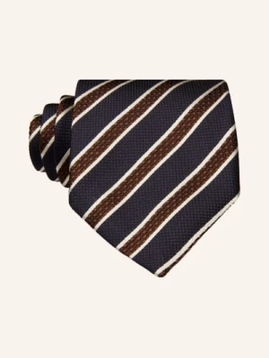 Obrázek produktu Zegna Kravata tmavě modrá / hnědá / krémová