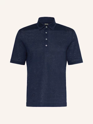 Obrázek produktu Zegna Lněná Polokošile tmavě modrá