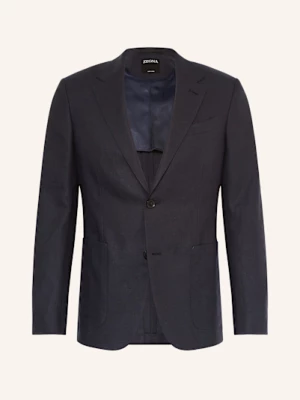 Obrázek produktu Zegna Oblekové Sako Extra Slim Fit Ze Lnu tmavě modrá