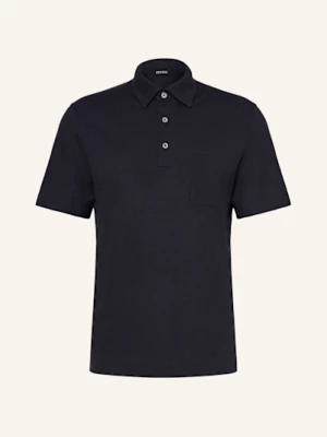 Obrázek produktu Zegna Polokošile Z Piké tmavě modrá