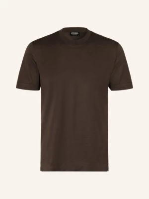 Obrázek produktu Zegna Tričko S Hedvábím tmavě hnědá