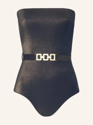 Obrázek produktu Zimmermann Bandeau Plavky Aster S Třpytivou Přízí tmavě modrá / zlatá
