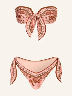 Obrázek produktu Zimmermann Bikiny Typu Bandeau Aster růžová / růžová / khaki