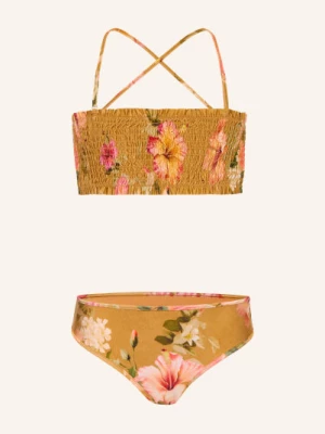 Obrázek produktu Zimmermann Bustierové Bikiny koňaková / růžová / khaki