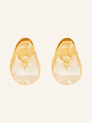 Obrázek produktu Zimmermann Náušnice Crystal Pebble zlatá / bílá