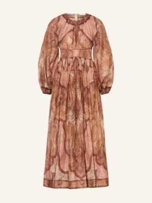 Obrázek produktu Zimmermann Šaty Wanderlust růžová / režná / tmavě červená