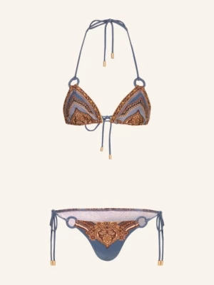 Obrázek produktu Zimmermann Trojúhelníkové Bikiny Mahon černošedá / hnědá / béžová