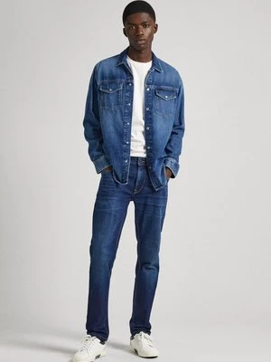 Obrázek produktu Zúžené džíny Pepe Jeans tmavomodrý denim