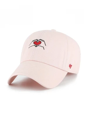 Obrázek produktu 47 brand Bavlněná baseballová čepice 47 brand Love Base Runner Icon růžová