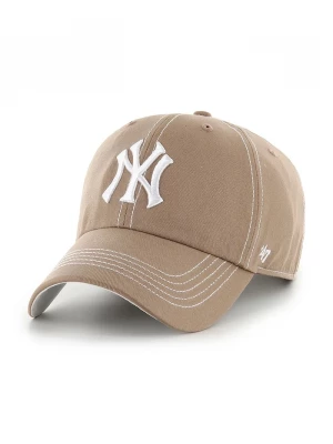 Obrázek produktu 47 brand Bavlněná baseballová čepice MLB New York Yankees hnědá