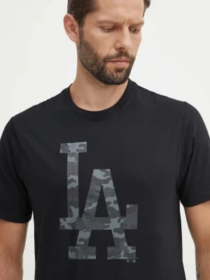 Obrázek produktu 47 brand Bavlněné tričko 47 brand MLB Los Angeles Dodgers černá