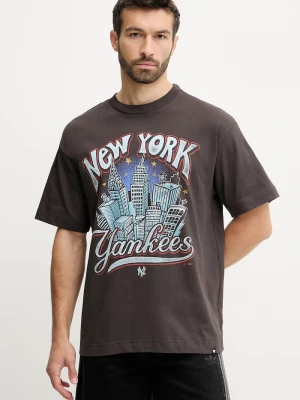 Obrázek produktu 47 brand Bavlněné tričko 47 brand MLB New York Yankees hnědá